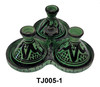 Hand Painted Miniature Tajine Styled Salt-Pepper-Cumin Set - TJ005