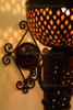 Moroccan Wall Sconce with Metal and Ceramic Ball - WL001S