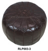 Moroccan Leather Ottoman - RLP003