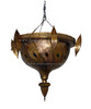 Moroccan Chandelier with Multi-Color Glass - CH065