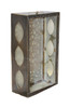 Brass Wall Sconce with White Glass - WL140