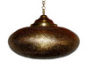 Hand Punched Hanging Brass Lantern - LIG152