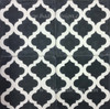 Black and White Cement Tile - CT055