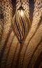 Brass Spiral Chandelier - LIG184