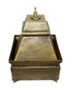 Embossed Decorative Brass Container - HD100
