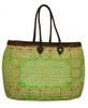 Moroccan Green Straw Handbag - HB003-GR