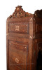 Carved Wood Bone Inlay Armoire - CW-CA030