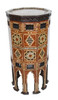 Tall Syrian Design Inlay Side Table Furniture - MOP-ST072