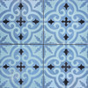 Moroccan Hand Painted Square Cement Tile - CT087