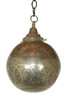 Round Intricately Designed Silver Lantern - LIG329