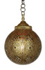 Small Brass and Silver Pendant Light - LIG333