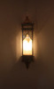 Rectangular Shaped Brass Wall Sconce with Clear Glass - WL204
