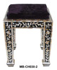 Small Mother of Pearl Inlay Ottoman - MB-CH030