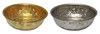 Small Brass and Silver Metal Bowls - HD196