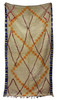 60" x 113" - Moroccan Multi Color Berber Rug - R880