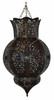 Mediterranean Style Lantern with Multi-Color Glass Eyelets - LIG411