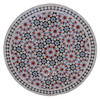 32 Inch Moroccan Mosaic Tile Table Top - MTR306