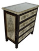 Silver Nickel and Wood Dresser - NK-CA049