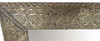Rectangular Shaped Embossed Brass Mirror - M-EM025