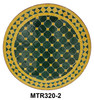 24 Inch Moroccan Round Tile Table Top - MTR320