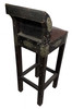 Barstool Height Metal and Hard Leather Chair - ML-CH302