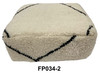 Shaggy Square Shaped Floor Cushion - FP034
