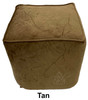 Square Shaped Fabric Ottoman - FP037