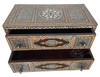 Mother of Pearl Inlaid Dresser with Two Drawers - MOP-DR072