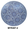 48 Inch Multi-Color Moroccan Mosaic Tile Table Top - MTR487