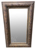 Rectangular Shaped Embossed Metal Vintage Mirror - M-EM030