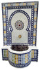 Multi-Color Moroccan Mosaic Tile Water Fountain - MF768