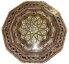 Mother of Pearl Inlay Wooden Side Table - MOP-ST128