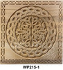 Square Hand Carved Wooden Panel - WP215