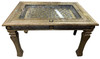 Brass Dining Room Table with Four Chairs - BR-ST018