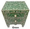 Modern Design Mother of Pearl Inlay Nightstand - MOP-NS003