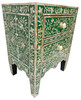Modern Design Mother of Pearl Inlay Nightstand - MOP-NS003