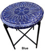 Round Tile Coffee Tables with Foldable Base - HD275