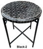 Round Tile Coffee Tables with Foldable Base - HD275