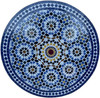 32 Inch Intricately Designed Ceramic Tile Table Top - MTR379