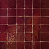 Burgundy Glazed Zellige Mosaic Tile - TM120