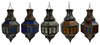 Hanging Multi-Color Glass Lanterns - LIG469