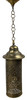 Tall Cylinder Shaped Brass Lantern - LIG480