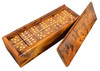 Thuya Burl Wood Domino Set - HD297