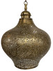 Moroccan Brass Chandelier with Open Bottom - CH335