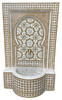 Beige Moroccan Mosaic Tile Water Fountain - MF814