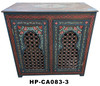 Multi-Color Hand Painted Storage Cabinet - HP-CA083
