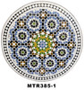 32 Inch Multi-Color Intricately Designed Tile Table Top - MTR385