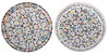 32 Inch Multi-Color Intricately Designed Tile Table Top - MTR388