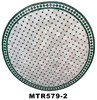 48 Inch Moroccan Mosaic Tile Table Top - MTR579