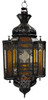 Large Multi-Color Hanging Glass Lantern - LIG492